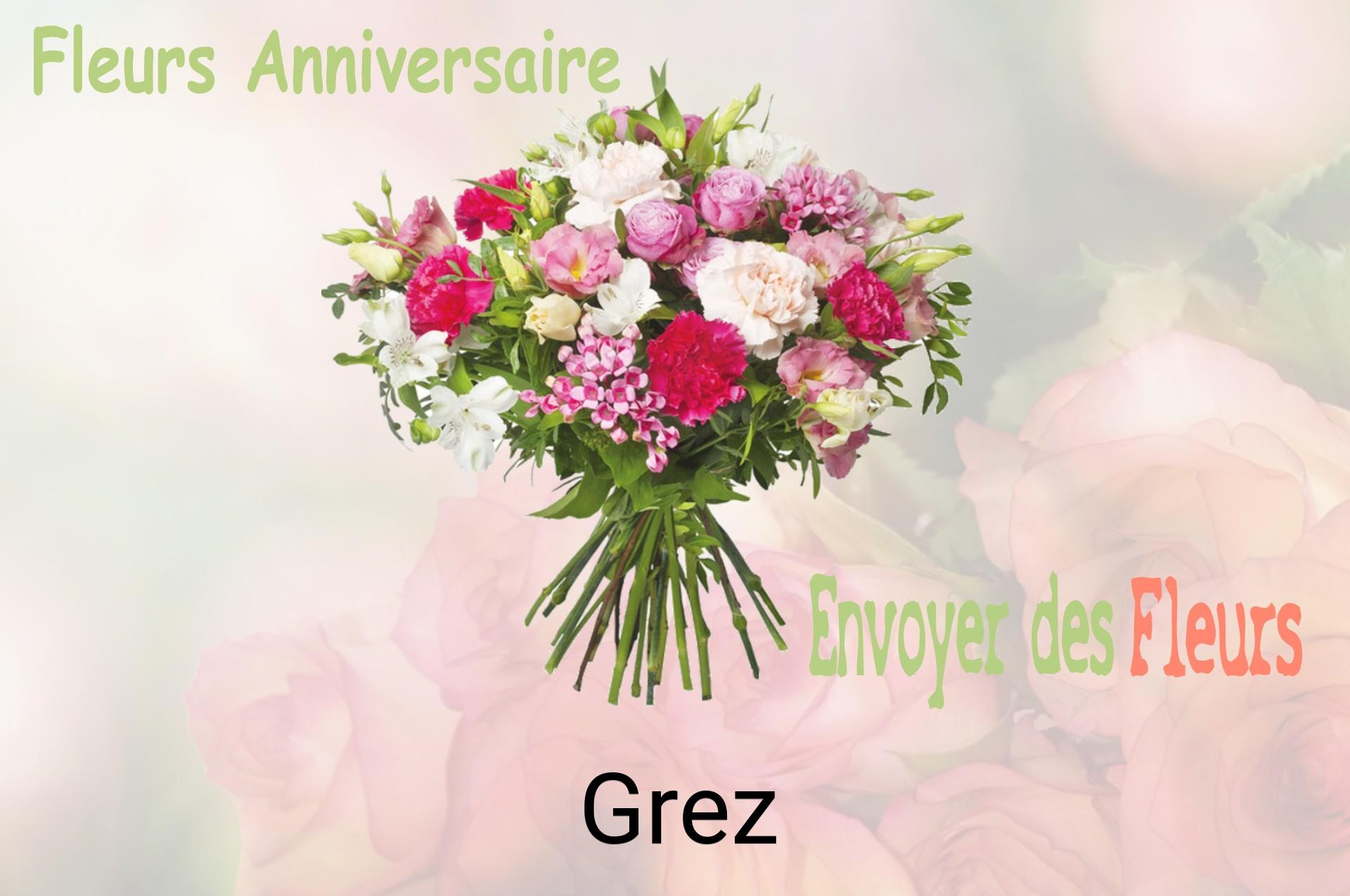 Bouquet de fleurs d’anniversaire livré à Grez